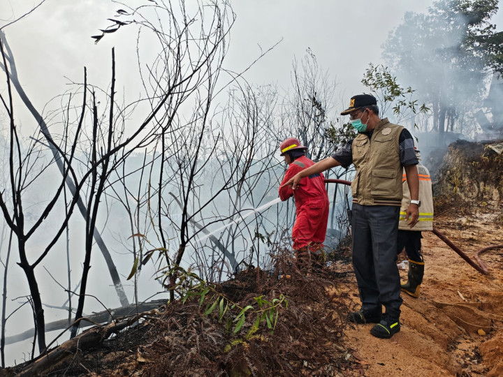 Karhutla di Kawasan Bontang Lestari Merembet, Hanguskan 1 Rumah