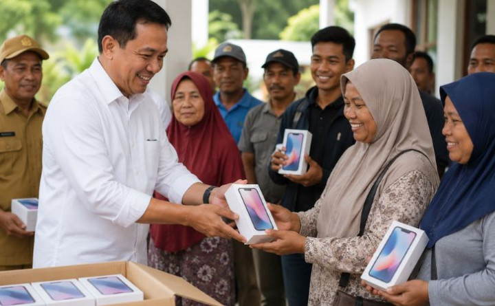 Pemerintah Bakal Bagi-bagi Gratis HP Plus Rekening Digital