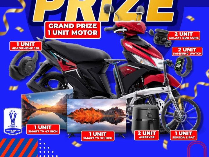 Pupuk Kaltim Siapkan Doorprize Motor hingga Smart TV untuk Penonton Final PKT Cup 2026